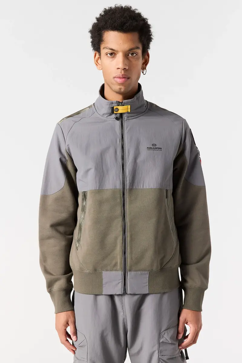 Sweater Jacket JANGO Olive Grey-Pewter